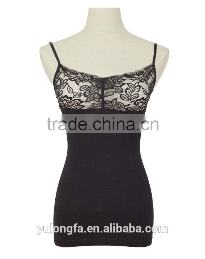 Factory New Design Lace Spaghetti Strap Camisole