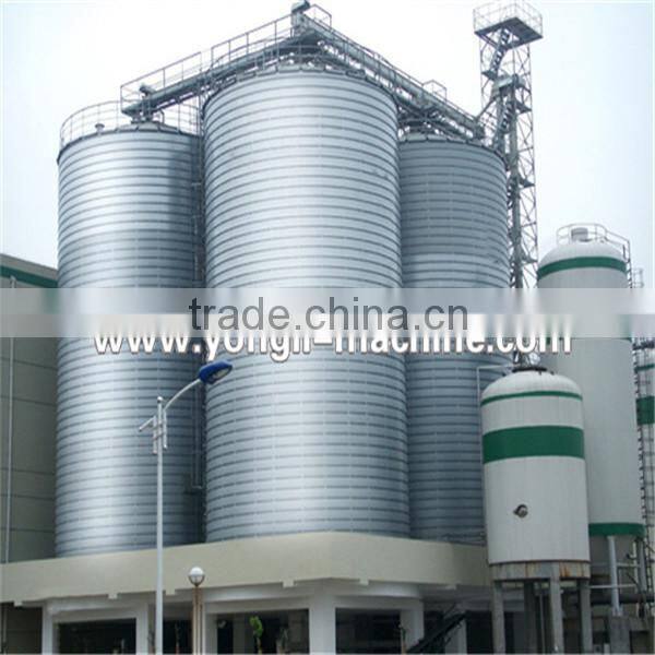 high strength grain storage steel silos price with engineers available to service machinery overseas