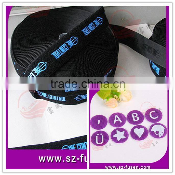 hot selling nylon material hook and loop letters