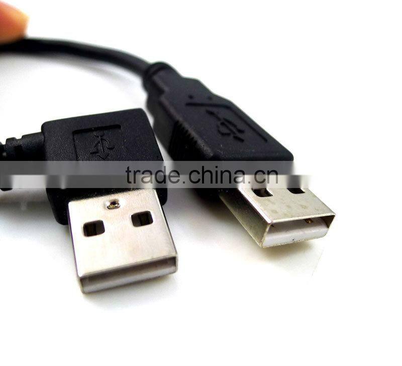 Right Angle USB 2.0 Male To Male Extension USB Cable 20CM Cord