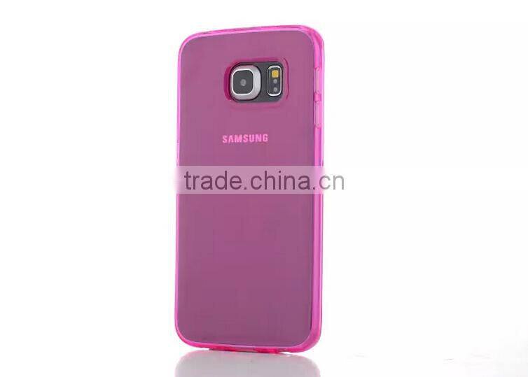 Durable Hard Clear Soft TPU Cover For Samsung S6/S6 Edge