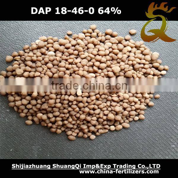 2016 Hot Sale Manufacturer price Granular DAP Diammonium Phosphate Fertilizer Brown/Yellow DAP 18-46-0