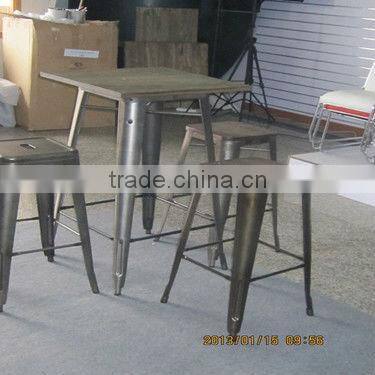 Metal industrial armrest Chair