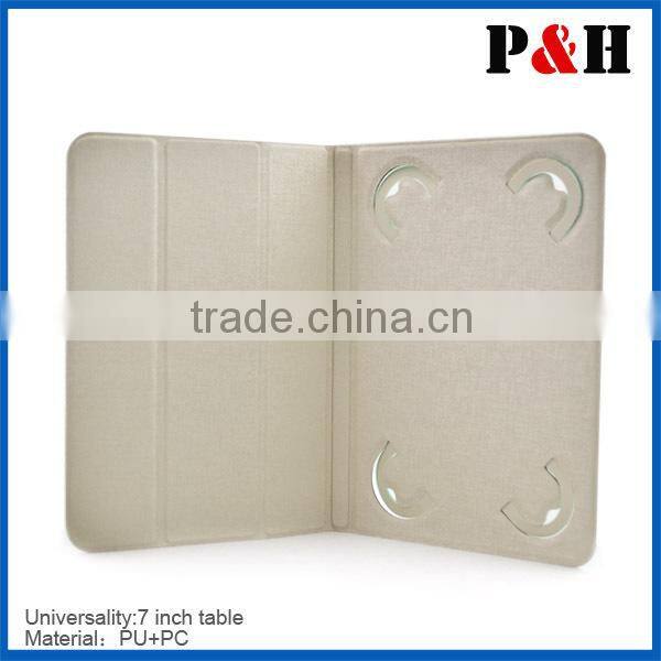 High Quality Tri-fold 7 Inch tablet case cover ,Universal PU Leather Case Cover Stand