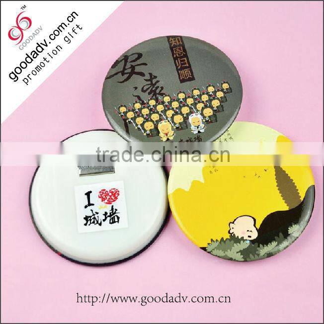 2015 Custom novelty round shape fridge magnet bottle opener