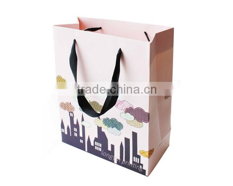 Colorful paper bag, shopping bag, gift bag printing