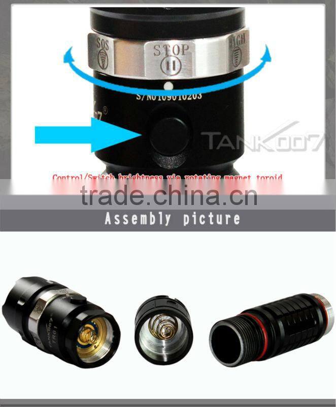small powerful led torch police brand torch rechargeable police torch light