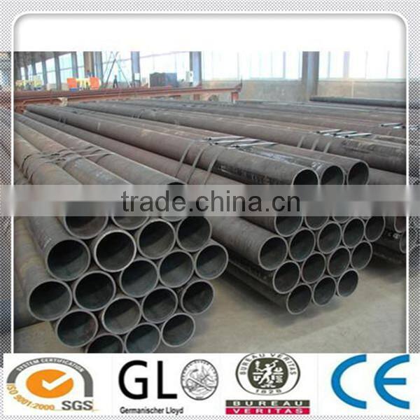 High Quality Black Seamless Round Pipe