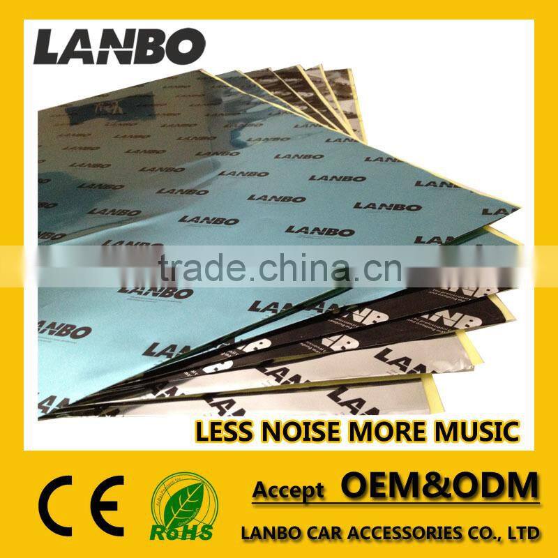 Top 10 LOGO Print Aluminum Pure Butyl Self-Adhesive Sound Deadening Material Auto Sound Dampener