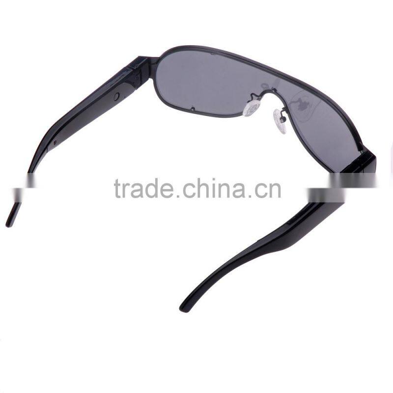 fashionable mini camera one piece dark lens sports hd sunglasses