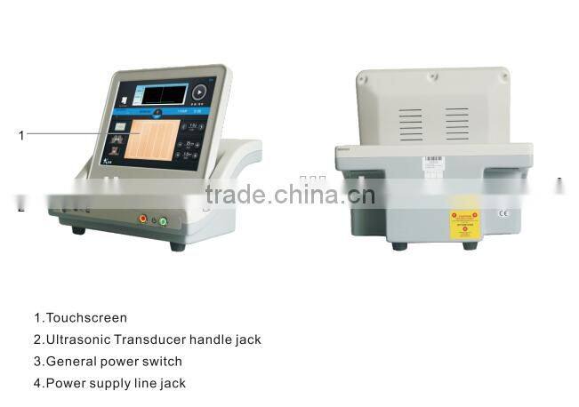 Portable Hifu high frequency focused ultrasound facial machines for full body slimming & face lifting