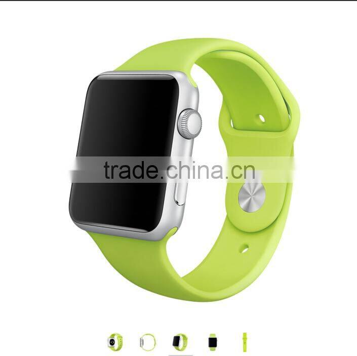 Smart Watch Silicone Fitness Watch Band Wrist Band Replacement Wristband for Apple Watch