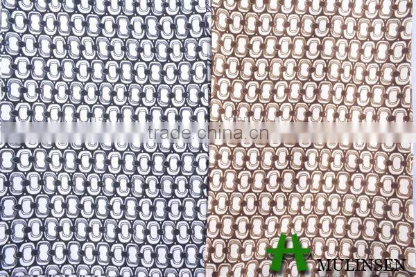 Mulinsen textile new design 50D*50D woven polyester twist satin scarf fabric