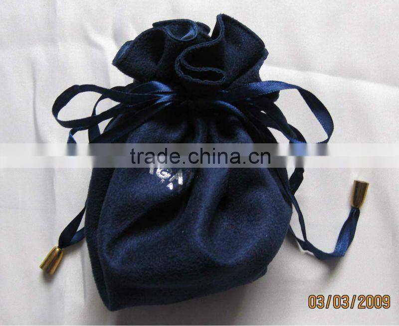promotional satin mooncake pull up drawstring pouch bag