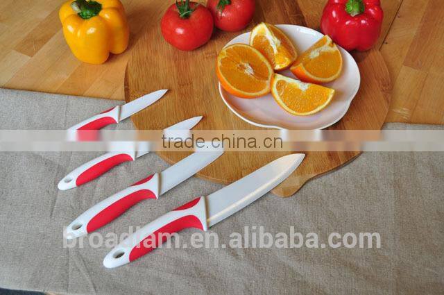Two colors handle best quality Zirconium Oxide Blade Paring Knife anti-bacteial keeps food original taste