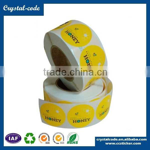 Anti counterfeit food printed logo packaging label