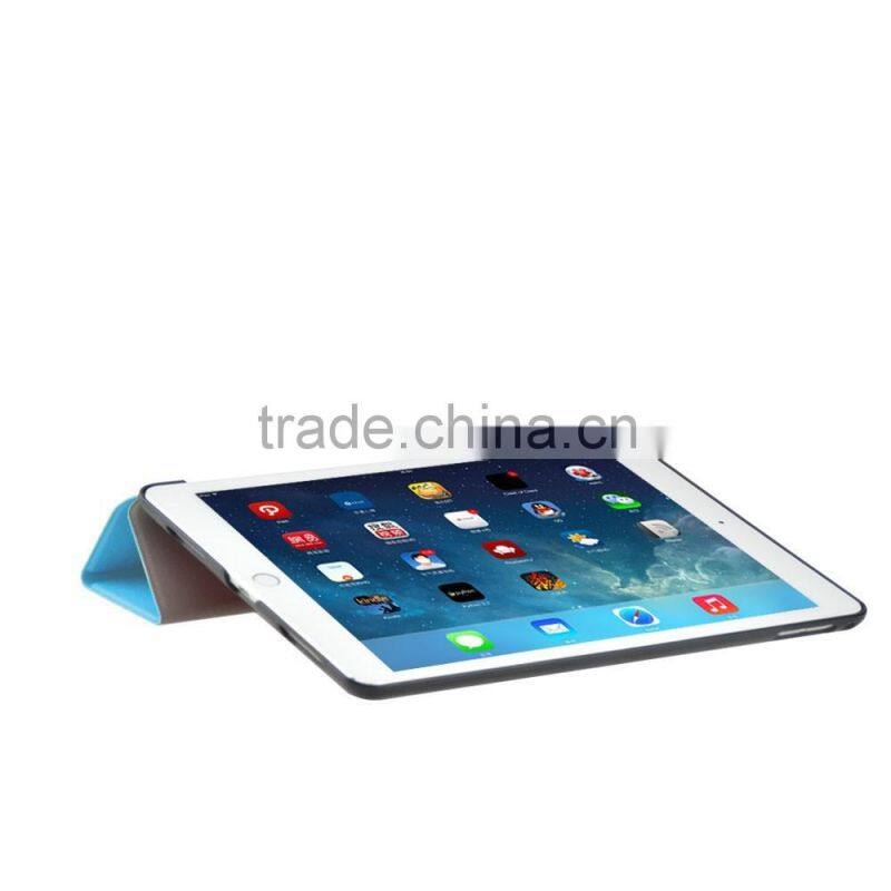 Cheap price shenzhen factory colorful slim magnet leather folders for iPad pro