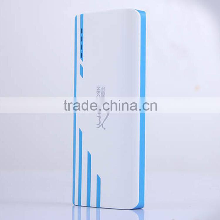 High quality li-polymer real capacity Portalbe Custom Mobile Power Bank with logo printing