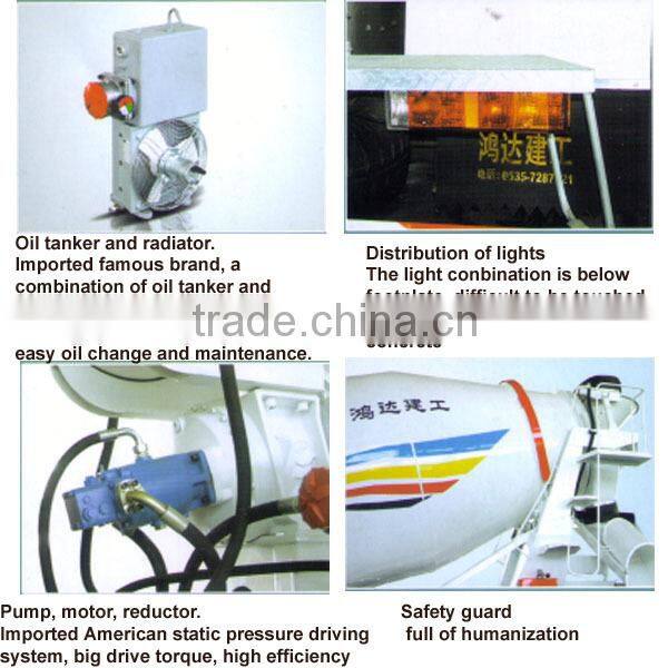 2015 New Designed High Efficiency Concrete Mixer Truck HDT5257GJB (8336) on Sale