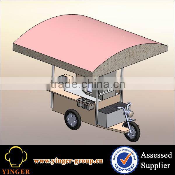 Customized Mobile Outdoor Street Vending Trailer/ Outdoor Retail Kiosks Coffee Cart Design