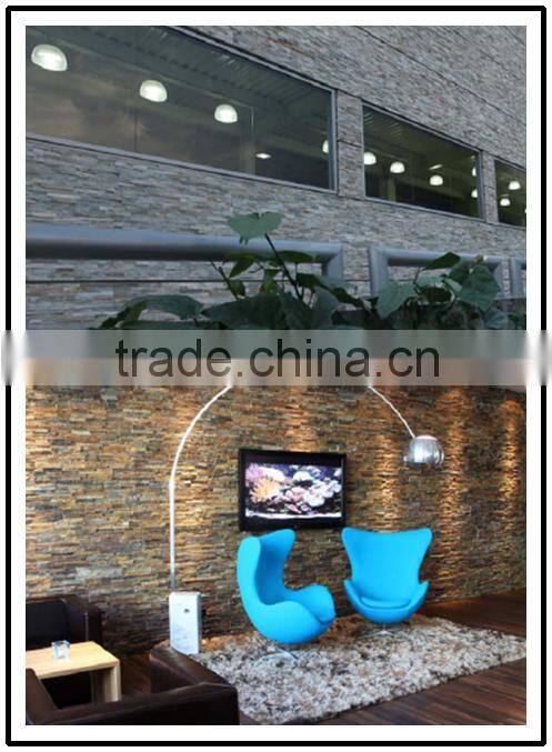 Rusty stone slate culture stone for inside and outside wall