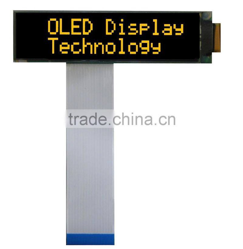 2.26 inch flexible oled displays oled light panel yellow color RS 16X2