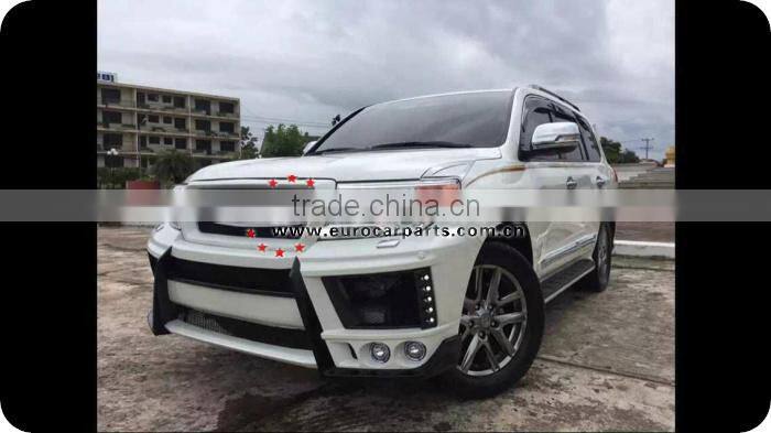 New arrival LC200 FJ200 car body kit fit for land crusier M/C DOUBLE EIGHT style FRP WITH CARBON FIBER