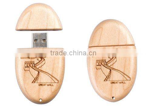 laser engraving logo wood usb flash drive, 1-64gb usb 3.0 flash memory