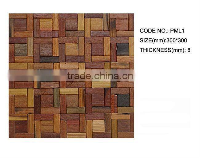 Wood mosaic tiles (PML1)