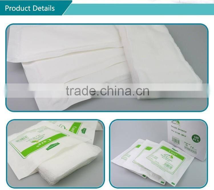 sterilization of surgical gauze swab for wound care