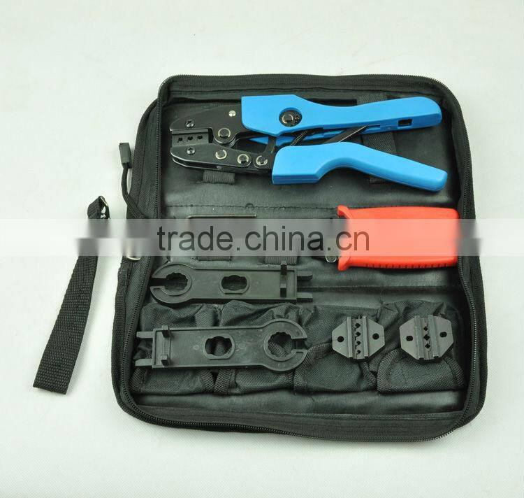 MC4 solar connector crimping tool kits, solar cable crimping tool box, used for 2.5~6mm2 solar wire.