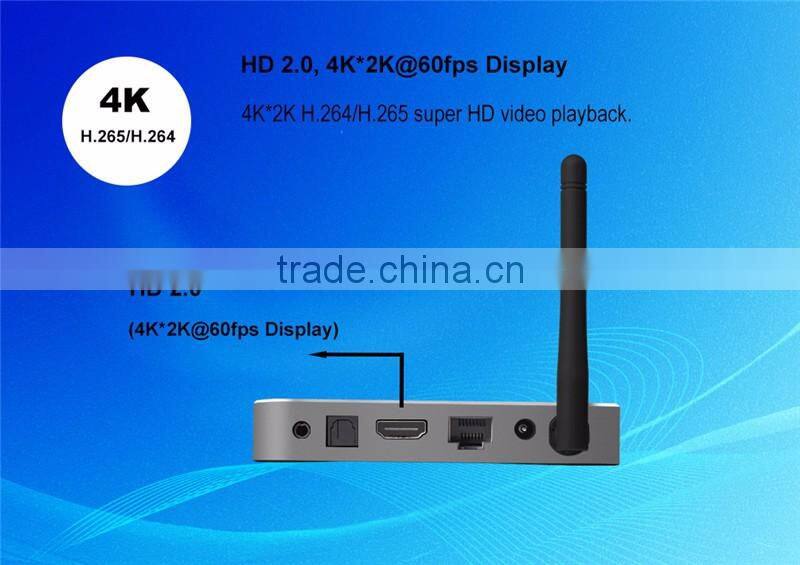 2016 Newest S912 android tv box TX8 ott tv box with 2gb+32gb bluetooth smart tv box