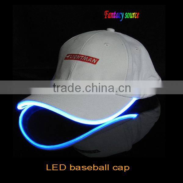 Promotinal Sports Led Baseball Cap/Led Flashing Baseball Cap/Led Light Baseball Cap For Party