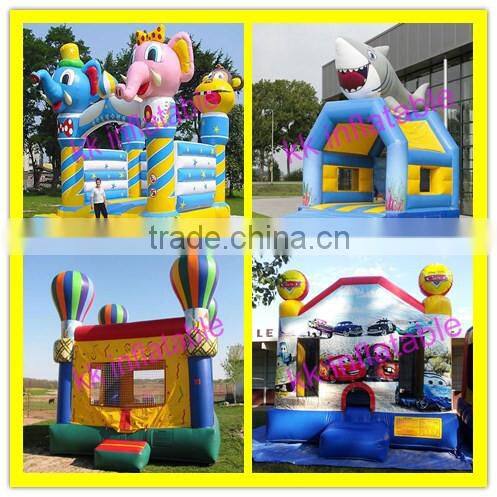 happy clown inflatable bouncer / jumping house for kids bouncing farm land