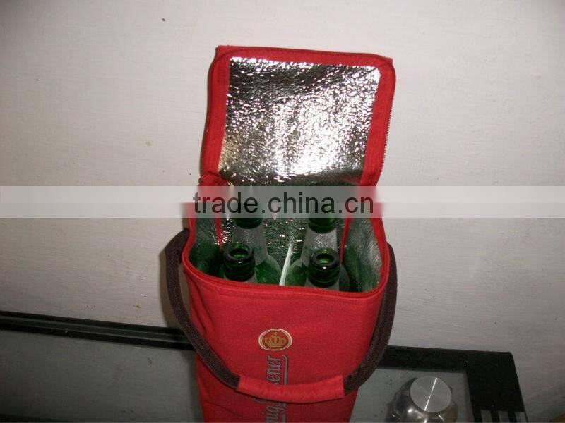 china manufacturer 4 bottles cooler bag beer