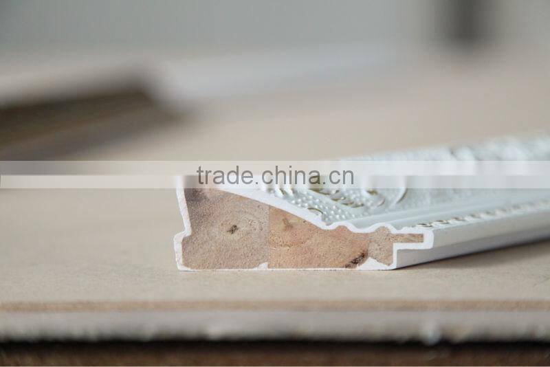 Octagonal White Framed Hotel Vanity Mirror