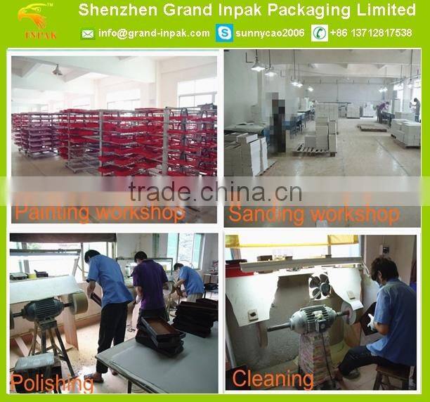 Fancy ooden watch storage box with clear glass window