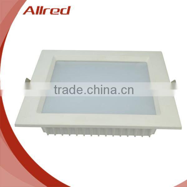 18W LED downlights with white color and milky cover and white painted aluminum housing led downlight 18w