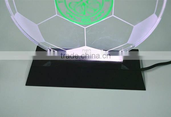 Top level professional manufacturer good craft acrylic display with light