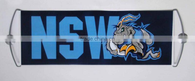 custom printed hands rolling banner