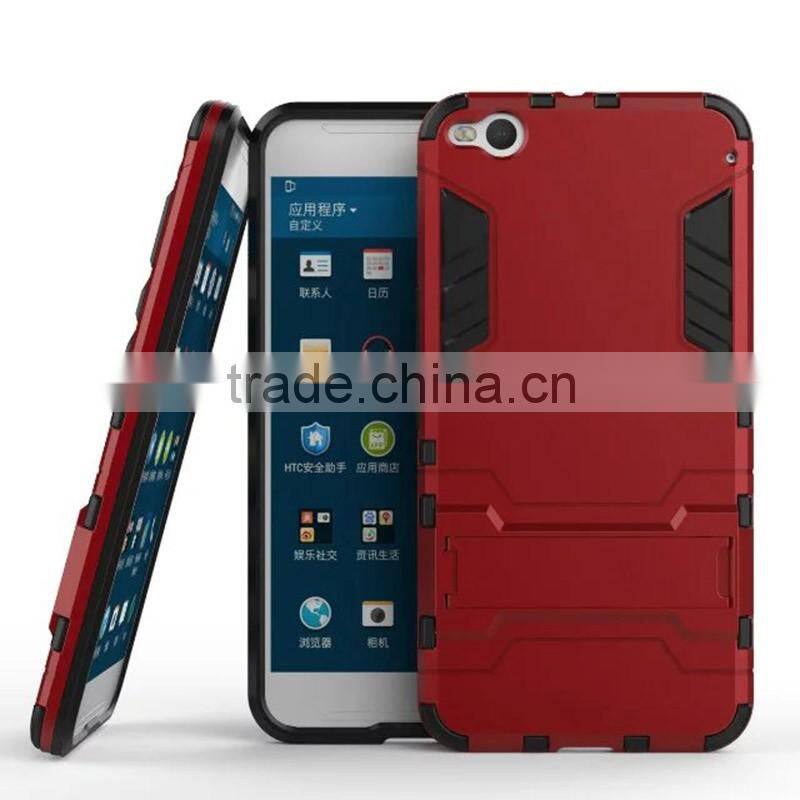 New Arrival phone cases TPU +PC 2-in-1 Hybrid Kickstand case for HTC X9