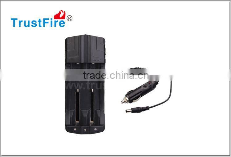TrustFire 4.2V/5.0V portable charger for 14500,14650,17670,18500,18650,18700,22650,25500,26650 rechargeable batteries