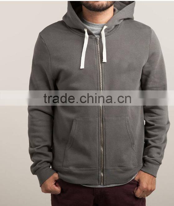 Men's Full-Zip Eco Fleece Hoodie zipper pocket hoodie