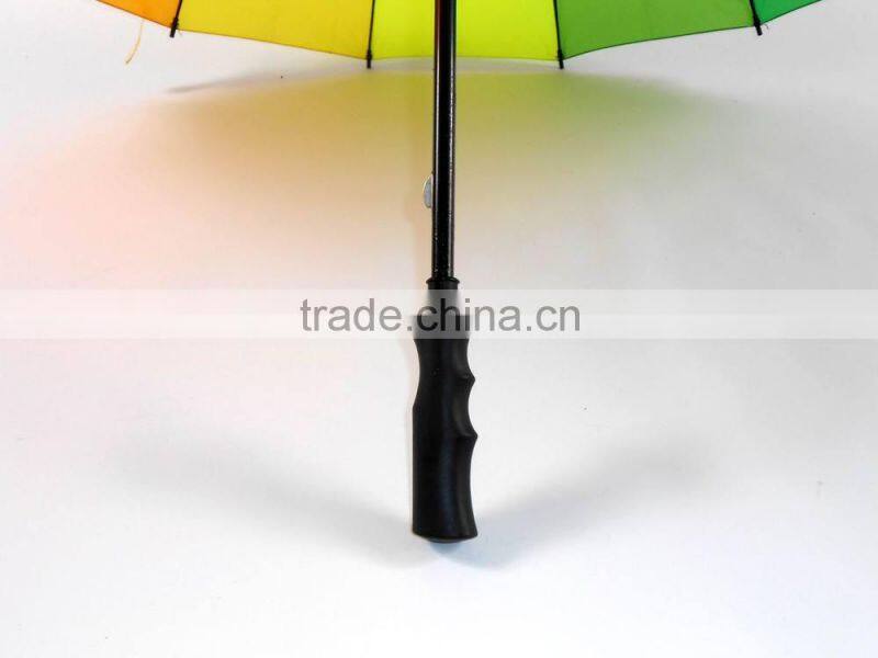 16k deluxe bright color rainbow umbrella