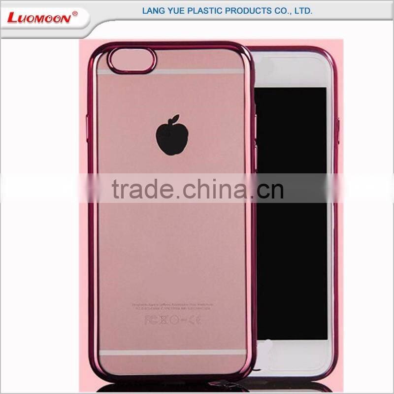 tpu electronplate phone case cover for iphone 5 6 7 s se c plus
