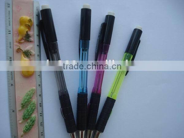 custom high quality automatic pencil mechanical pencil with rubber grip