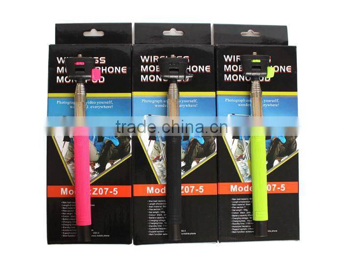 Newest Portable Bluetooth Wireless Monopod for Mobile Phones Cameras