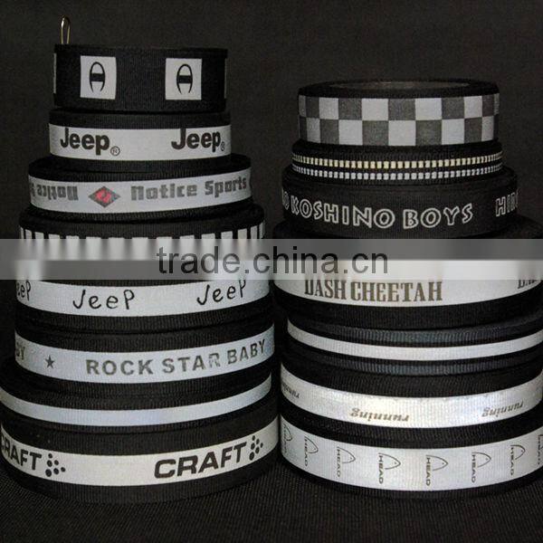 high visibility reflective polyester webbing