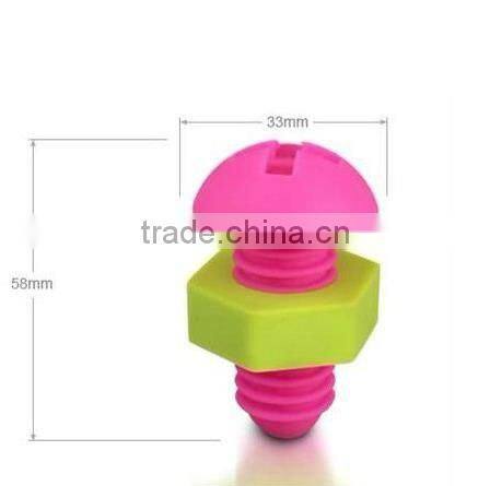 silicone bottle plug for red wine