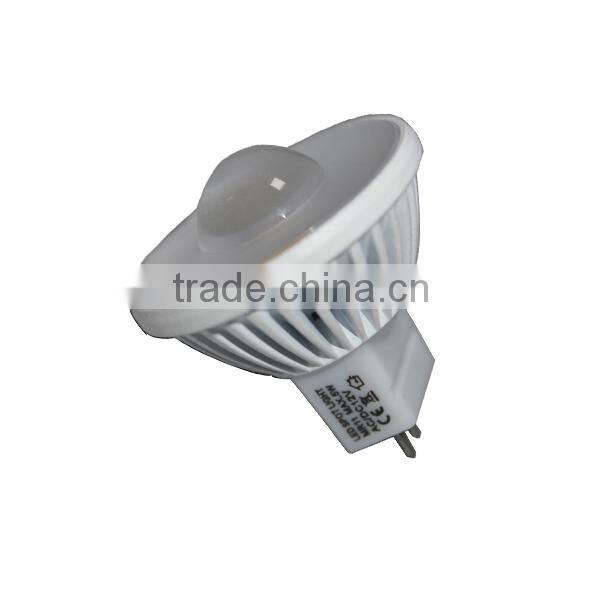 convex lens mini spots LED MR11 1w with GU4 base